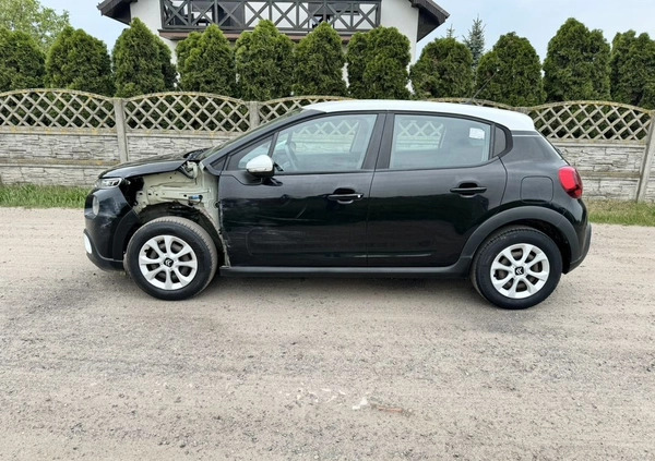 Citroen C3 cena 24999 przebieg: 105000, rok produkcji 2017 z Czeladź małe 301